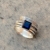 Natürlicher blauer Saphir-Edelstein-Spinner-Ring, Angst-Ring, Männer-Frauen-Ring, handgemachter Meditations-Spinn-Ring, atemberaubender Ring, September-Geburtsstein-Muttertagsgeschenk-Ring - 5