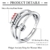 ORAZIO 925 Sterling Silber Angst Ring für Frauen Männer Fidget Peace Ringe für Angst Stressabbau Hochzeit Versprechen Spinner Ring verstellbare Daumenringe - 2