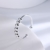 ORAZIO 925er Silberringe für Frauen Massiver Sterlingsilber Anxiety Thumb Fidget Ring Verstellbarer Spinner Ring für Angst Frauen Anti-Angst-Modering mit Perlenschmuck - 7