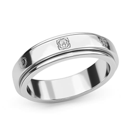 SHOP LC Spinning-Ring mit 7 Chakra-Motiv in 925 Silber ca. 4 42g - 1