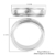 SHOP LC Spinning-Ring mit 7 Chakra-Motiv in 925 Silber ca. 4 42g - 5
