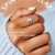 Adramata 8Pcs Fidget Ring für Damen Herren Edelstahl Ringe für Anti Stress Zapple Spinner Band Ringe Set Fidget Anxiety Ring Spinning Angst Ringe für Anti Stress - 2