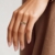 J.Fée Anxiety Ring Silber 925 Stress Ring Damen Stressring Silber Ringe 925 Frauen Angstring Silber Anxiety Ringe Verstellbar Ringe Für Frauen,173 - 4