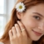 MIYUEFAN Anti-Angst Spinner Ringe für Damen, Edelstahl Roller Ringe Anxiety Gänseblümchen Ring Schmuck für Frauen Stress Abbauen (Gold, 10) - 3