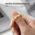 QZKJQDD Anti Stress Ring, Fidget Ring Damen, Rhombusstange Anxiety Ring, Edelstahl Anti-Angst Spinner Ringe Fidget Band für Damen Herren (Gold, Größe 54) - 3