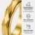 QZKJQDD Anti Stress Ring, Fidget Ring Damen, Rhombusstange Anxiety Ring, Edelstahl Anti-Angst Spinner Ringe Fidget Band für Damen Herren (Gold, Größe 54) - 4